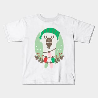 Christmas llama Kids T-Shirt